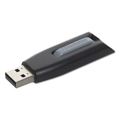 Store 'n' Go V3 USB 3.0 Drive, 256GB, Black/Gray